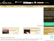 Tablet Screenshot of mayflyhotel.com